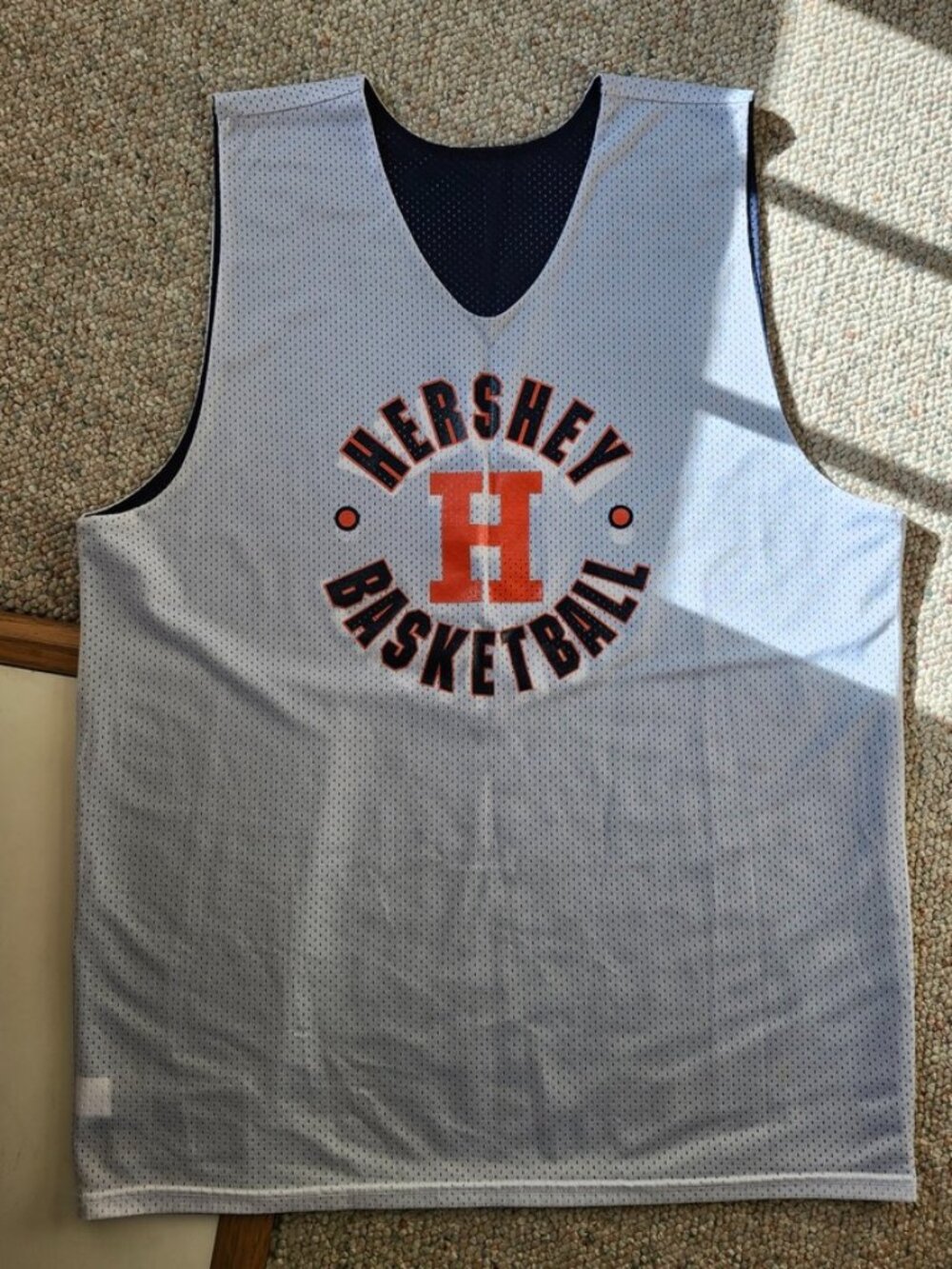 Hershey Basketball Reversible mesh athlethic sleeveless Men's jersey XL